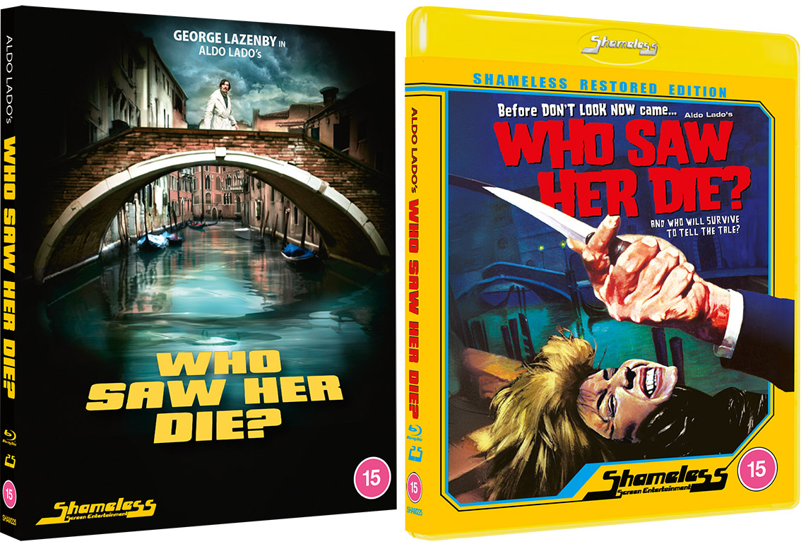 Who Saw Her Die? Blu-ray cover art