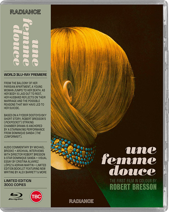 Une femme douce Blu-ray cover art