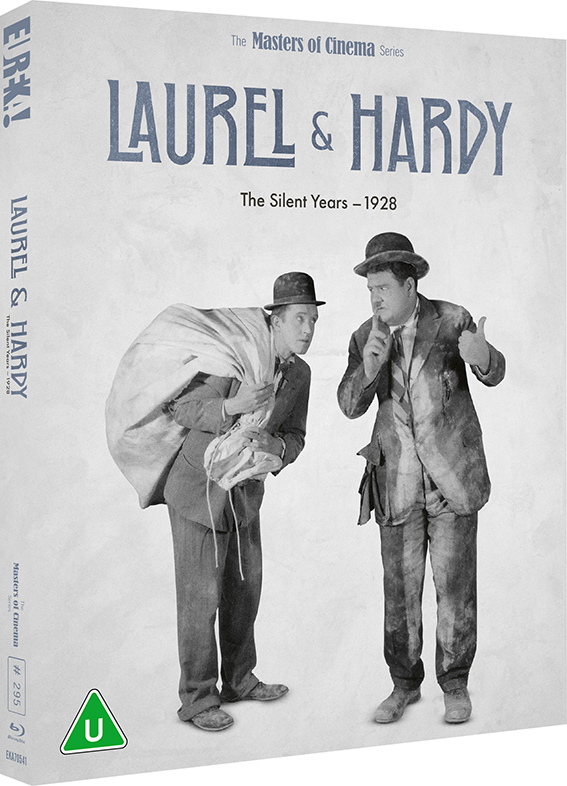 Laurel & Hardy: The Silent Years (1928) Blu-ray cover art