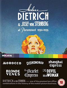 Marlene Dietrich & Josef von Sternberg at Paramount, 1930-1935 Blu-ray cover