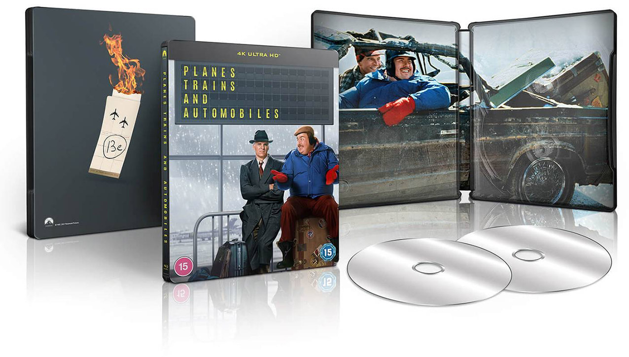 Planes, Trains and Automobiles UHD Zavvi exclusive pack shot 