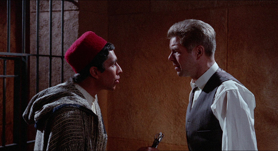 Abdul assists Baumer in The Brides of Fu Manchu