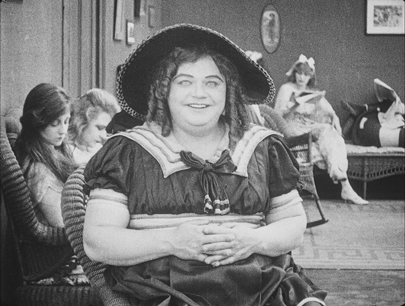 Roscoe "Fatty" Arbuckle in drag