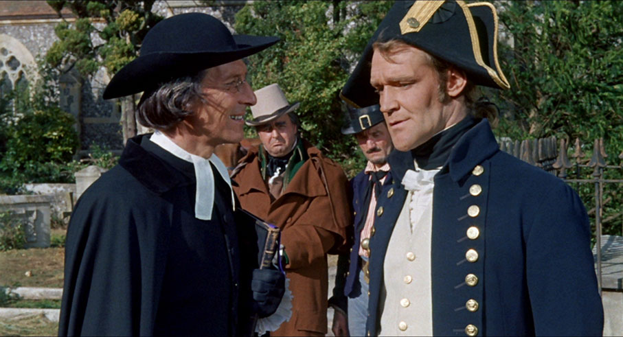 Dr. Blyss converses with Captain Collier