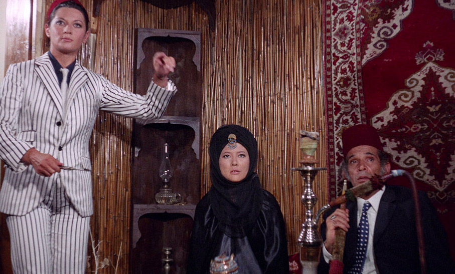 Lisa, Lin Tang and Omar Pasha in The Castle of Fu manchu