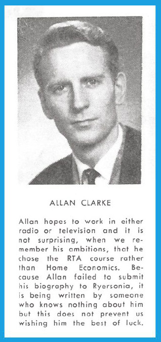Alan Clarke - Yearbook photo