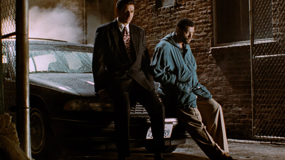 Jeff Goldblum and Laurence Fishburne in Deep Cover