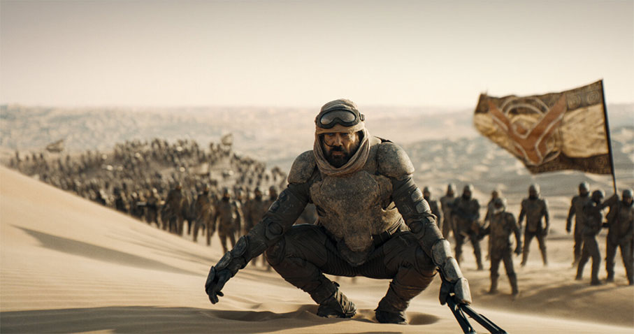 The army of the desert in Dune: Part Two © 2023 Warner Bros. Entertainment GmbH