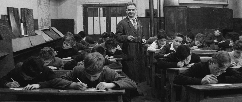 Classroom order in The 400 Blows