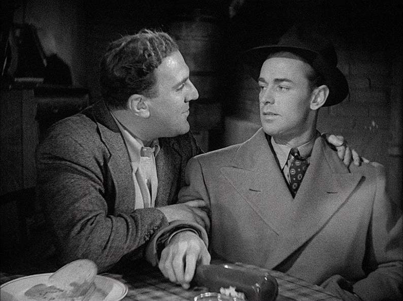 William Bendix and Alan Ladd in The Glass Key