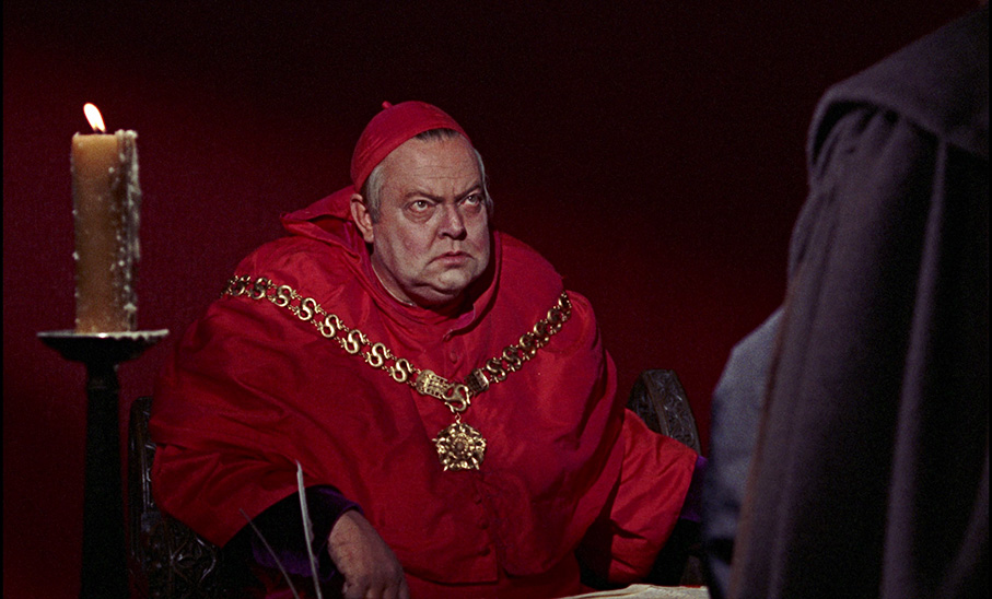 Orson Welles as Cardinal Wolsey