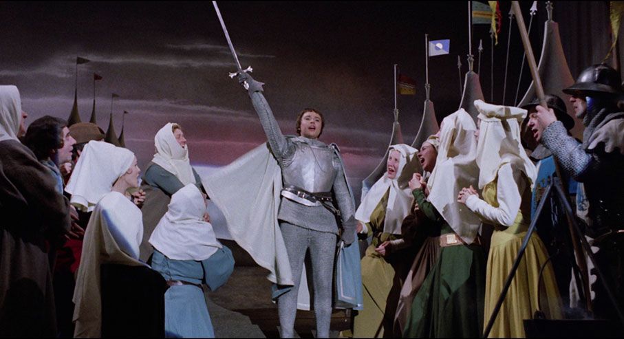 Christine performs in the title role of The Tragedy of Joan of Arc
