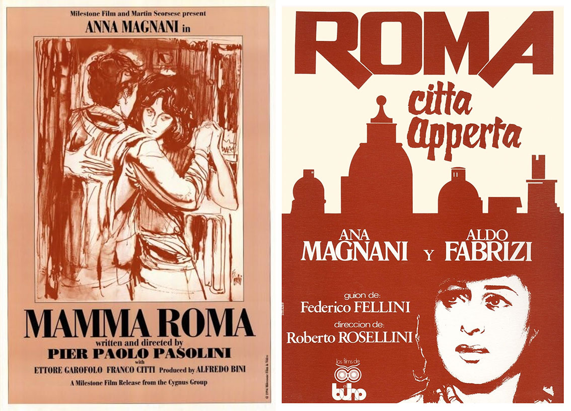 Poster for Mama Roma and Rome, Open City