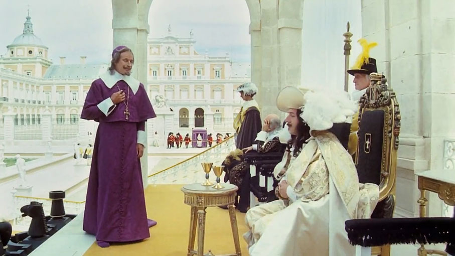 Cardinal Richleau meets with King Louis XIII