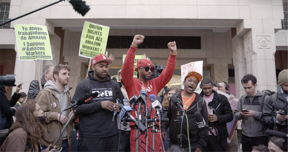 Chris Smalls leads the Amazon workers in their struggle