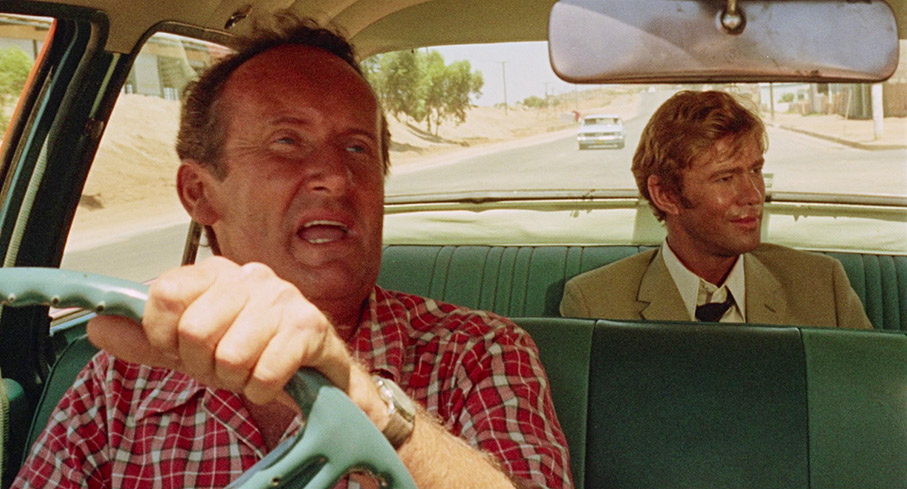 John gets a ride in Wake in Fright