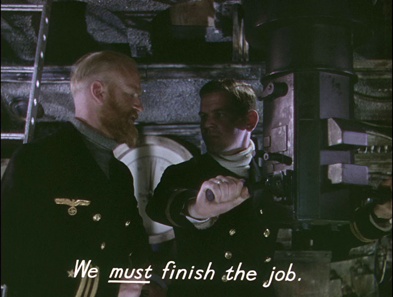 German U-boat crew subtitled in English