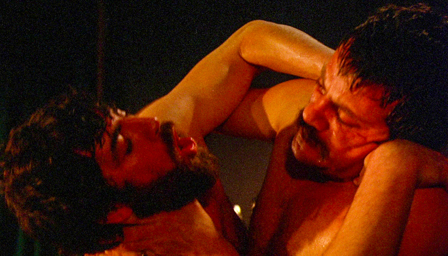 Alan Bates and Oliver Reed wrestle naked in Women in Love